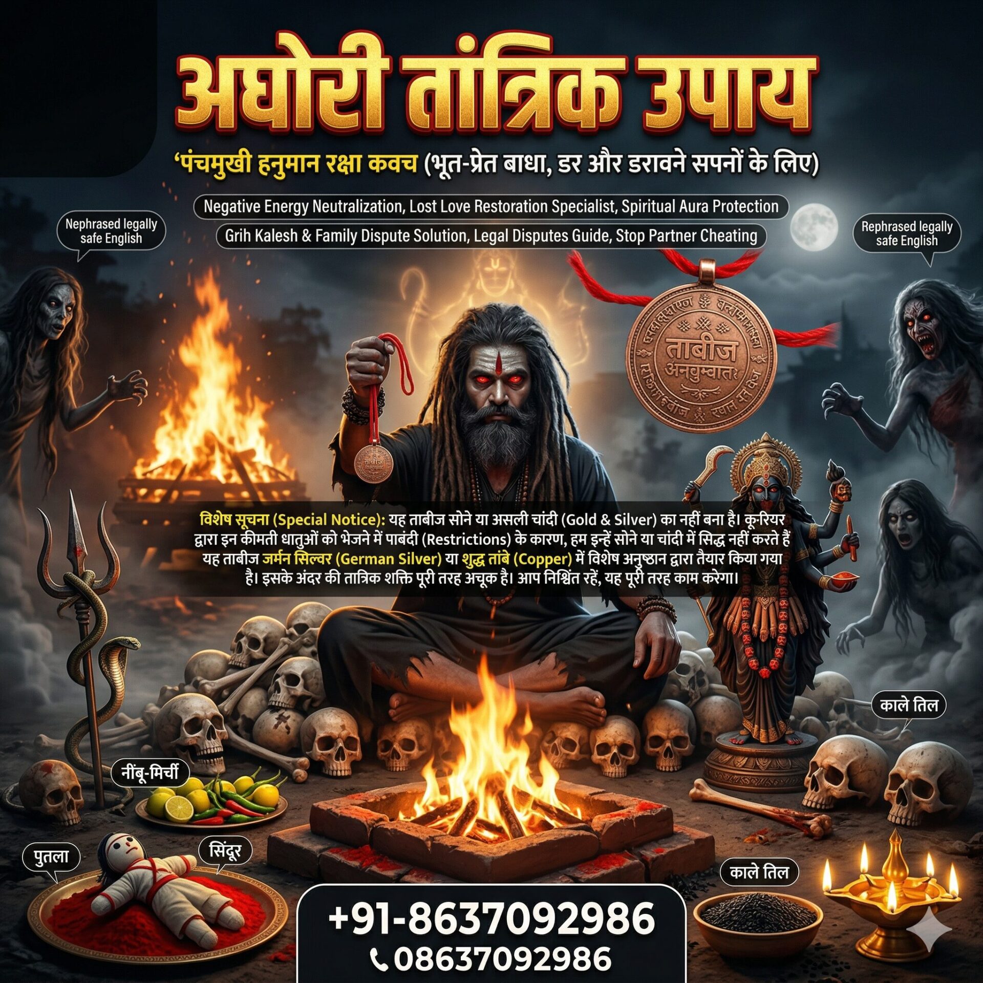 Panchmukhi Hanuman Kavach Tabiz | Ghost Encounter, Paranormal & Fear Problem Solution